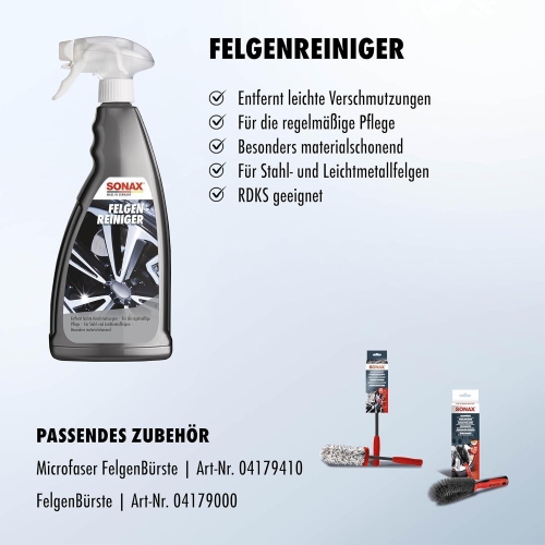 Sonax Felgenreiniger 1 Liter Sprühflasche - Art.Nr. 04303410
