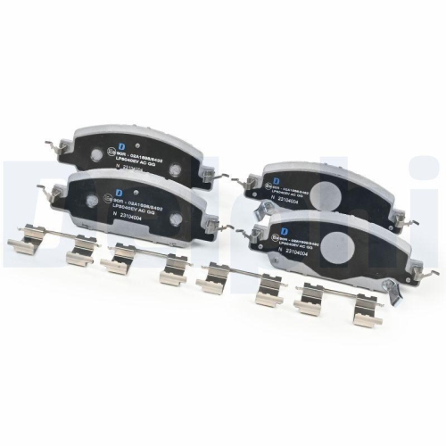 DELPHI Bremsbelagsatz, Scheibenbremse LP5040EV