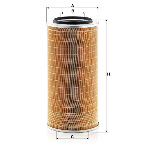 MANN-FILTER Luftfilter C 24 650/8