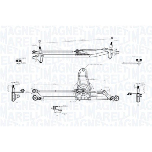 MAGNETI MARELLI Wischergest&auml;nge 085570729010