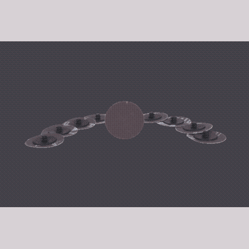 Ersatz-Schleifpads Durchmesser50mm Sand-Papier 240 10er Pack KS TOOLS 515.5082