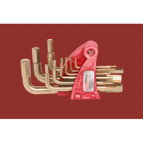 BRONZEplus Innensechskant-Winkelstiftschl&uuml;ssel-Satz 9-tlg KS TOOLS 963.1513