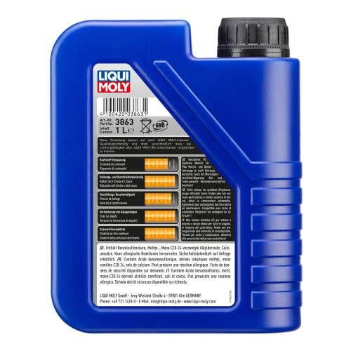 Liqui Moly Motor&ouml;l Leichtlauf High Tech, 5W-40, 3 Liter - 3x 3863