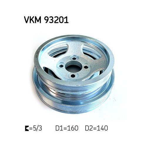 SKF Riemenscheibe, Kurbelwelle VKM 93201