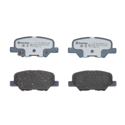 BREMBO Bremsbelagsatz, Scheibenbremse BEYOND LINE - EV P 61 111E