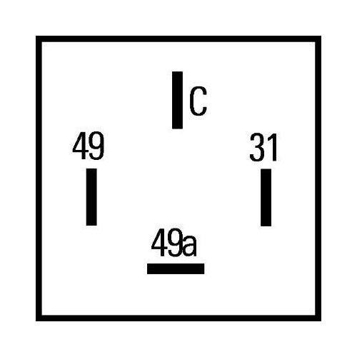 HELLA Blinkgeber 4DM 009 492-001