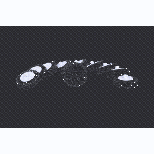 Ersatz-Schleifpads Durchmesser50mm Strip Rad schwarz 10er Pack KS TOOLS 515.5087