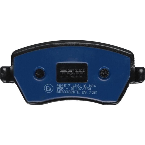 TRW Bremsbelagsatz, Scheibenbremse ELECTRIC BLUE GDB3332BTE