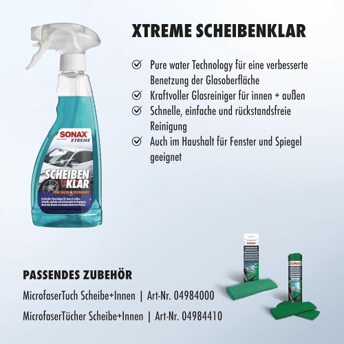 SONAX Xtreme ScheibenKlar NanoPro 500 ml 02382410