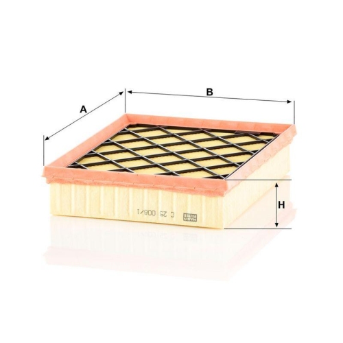 MANN-FILTER Luftfilter C 25 008/1