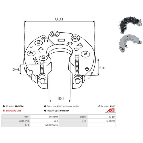 AS-PL Gleichrichter, Generator AS ARC1024