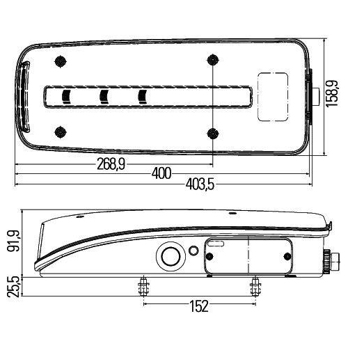 HELLA Heckleuchte 2VP 012 381-321