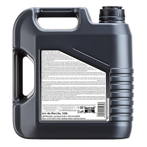 Liqui Moly Motorbike HD-Classic SAE 50 Street Motor&ouml;l - 8-Liter - Art.Nr. 1230