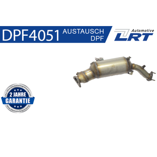 LRT Ruß-/Partikelfilter, Abgasanlage