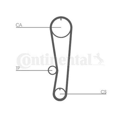 CONTINENTAL CTAM Zahnriemen CT824