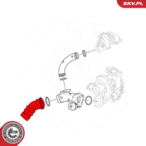 ESEN SKV Ladeluftschlauch 43SKV375