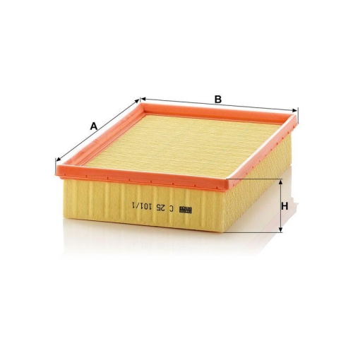 MANN-FILTER Luftfilter C 25 101/1