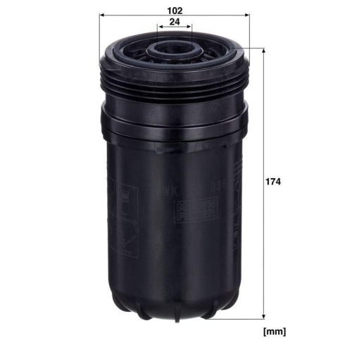 MANN-FILTER Kraftstofffilter WK 10 036