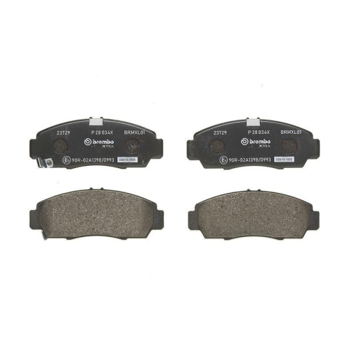 BREMBO Bremsbelagsatz, Scheibenbremse XTRA LINE P 28 034X
