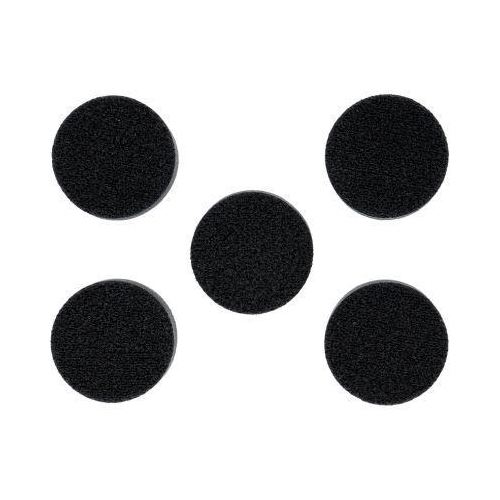 Kunststoffpad schwarz, Durchmesser 50,0mm, 5er Pack KS TOOLS 515.5128