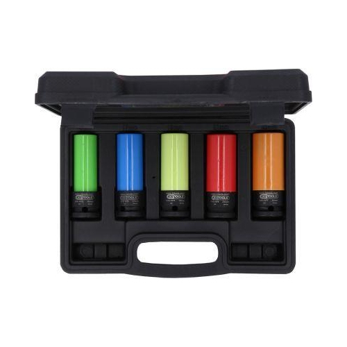 1/2 Zoll Alu-Felgen Kraft-Stecknuss-Satz robust, 5-tlg KS TOOLS 515.0870