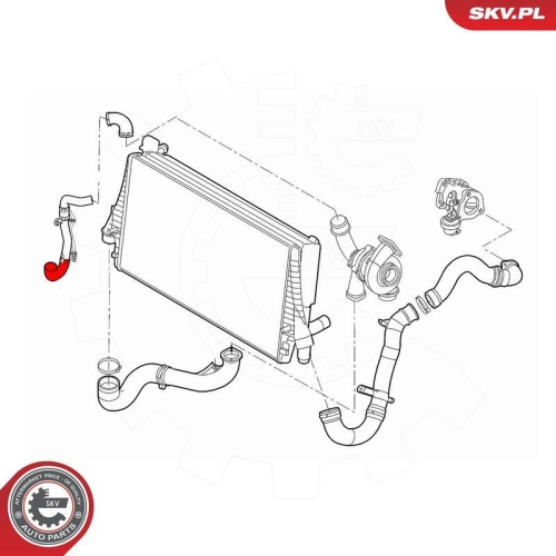 ESEN SKV Ladeluftschlauch 43SKV186