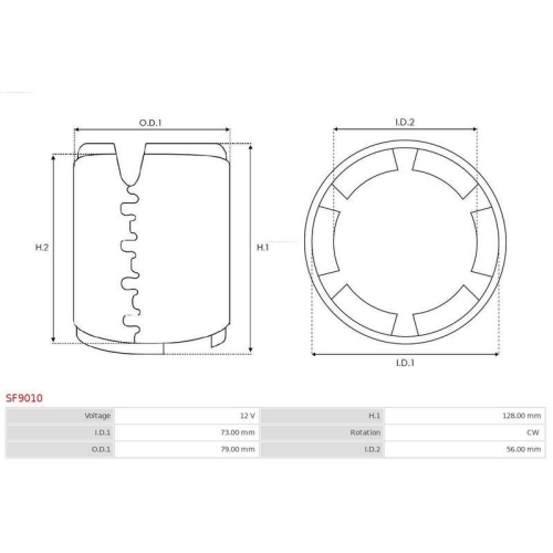 AS-PL Erregerwicklung, Starter Brandneu AS-PL