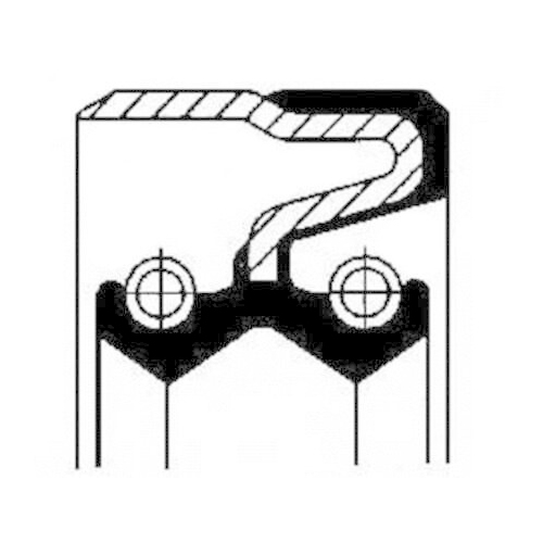 CORTECO Wellendichtring, Verteilergetriebe 01018315B