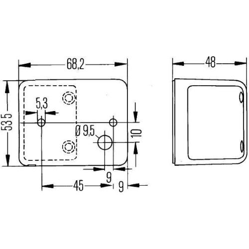 HELLA Schlussleuchte 2SA 006 679-027