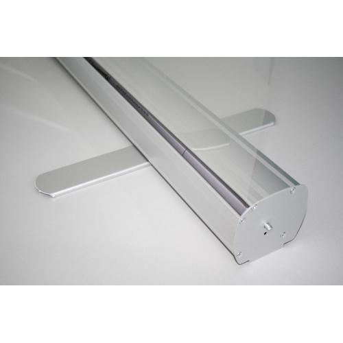 Hygieneschutzwand aus glasklarer PET-Folie Transparent, Folie ca. 85 x 200 cm