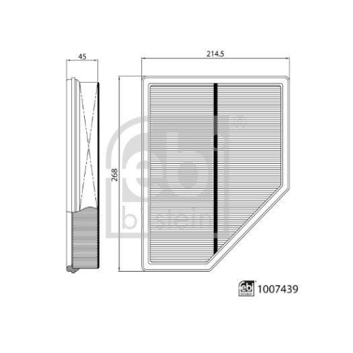 FEBI BILSTEIN Luftfilter 1007439