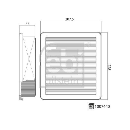 FEBI BILSTEIN Luftfilter 1007440
