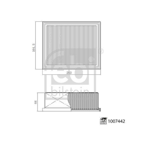 FEBI BILSTEIN Luftfilter 1007442