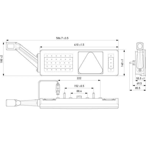 HELLA Heckleuchte 2VP 340 970-431