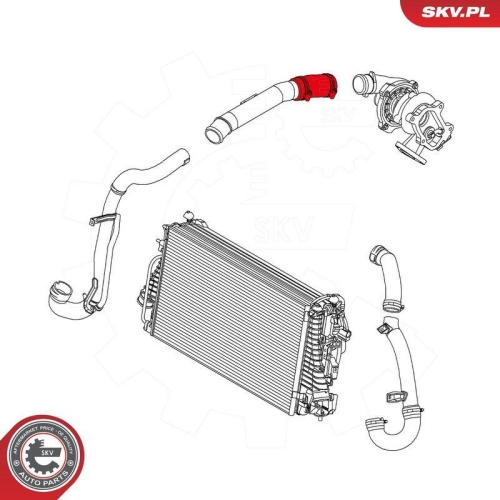 ESEN SKV Ladeluftschlauch 24SKV860