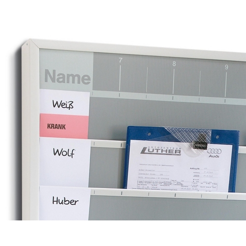 Auftragstasche Plus mit Schl&uuml;sselfach aus gewebeverst&auml;rkter Folie Blau, DIN A4