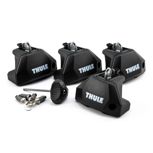 THULE 7107 Evo Fixpoint Fußsatz für Fahrzeuge mit Fixpunkt Dachanbindung 710700