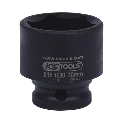 KS Tools 1/2" Sechskant-Kraft-Stecknuss, kurz 515.1030, 30mm