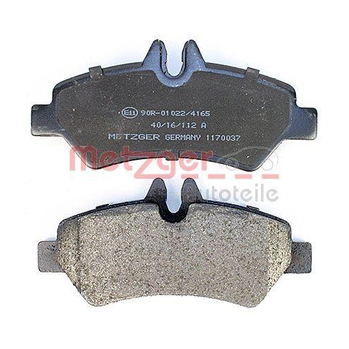 METZGER AUTOTEILE Bremsbelagsatz, Scheibenbremse 1170037