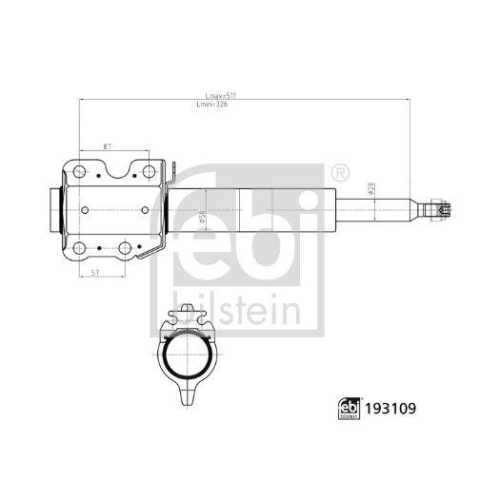FEBI BILSTEIN Stoßdämpfer 193109