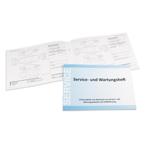Service- und Wartungsheft Erg&auml;nzung Ersatz f&uuml;r Kundendiensthefte DIN A5 quer