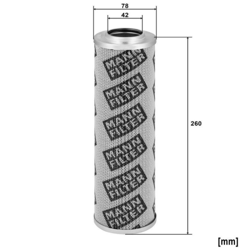 MANN-FILTER Filter, Arbeitshydraulik HD 804 x