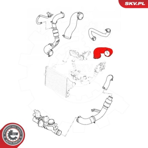 ESEN SKV Ladeluftschlauch 54SKV089