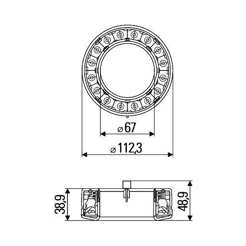 HELLA Heckblende 8XU 009 362-101