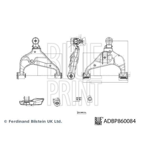 BLUE PRINT Lenker, Radaufhängung ADBP860084