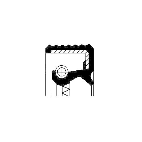 CORTECO Wellendichtring, Differential 01026454B