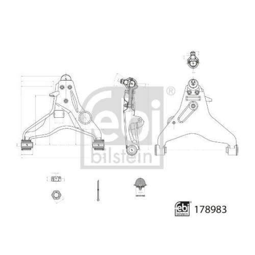 FEBI BILSTEIN Lenker, Radaufh&auml;ngung 178983
