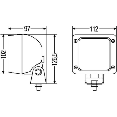 HELLA R&uuml;ckfahrleuchte 2ZR 997 506-691