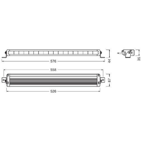 ams-OSRAM Fernscheinwerfer LEDriving&reg; LIGHTBAR VX500-SP LEDDL116-SP