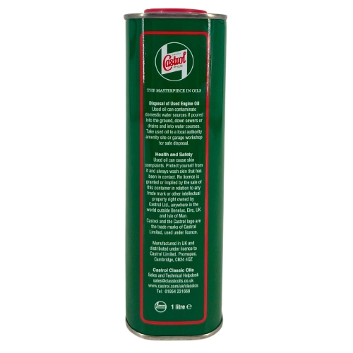 Motor&ouml;l Motoren&ouml;l Castrol Classic XL 20W-50 API SF API CC - 1 Liter 1925/7176